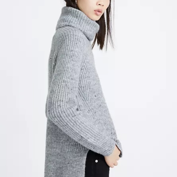 Madewell Donegal Mercel Turtleneck in Coziest Yarn Sweater Medium - Picture 2 of 3